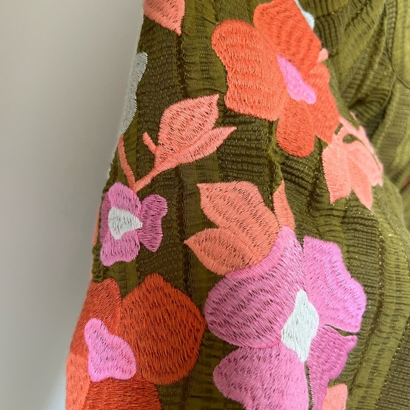 THML Mustard Yellow Textured Top - Picture 3 of 4